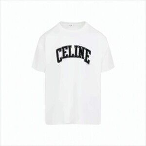 Celine Short-Sleeve T-Shirt With Bold Logo - NWT